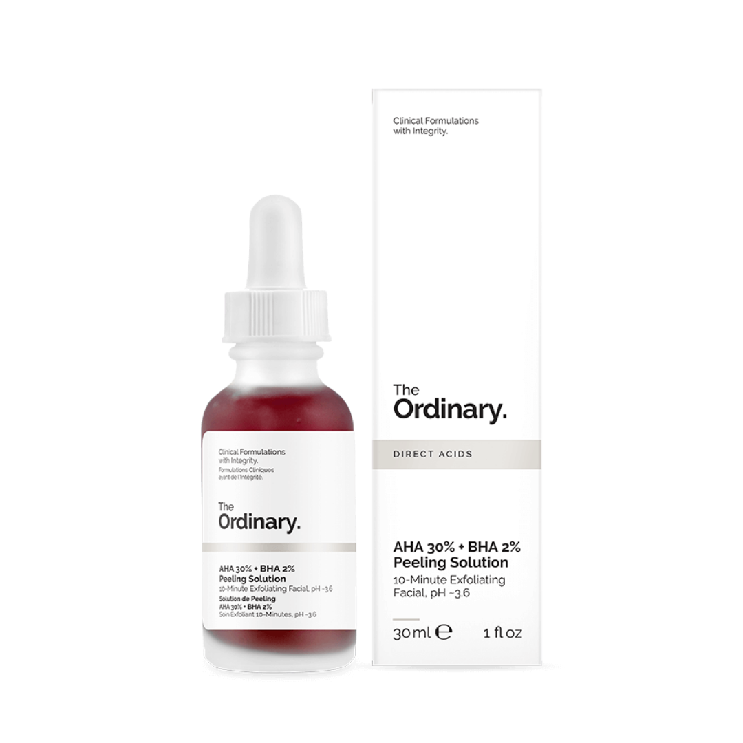 AHA BHA Peeling Solution The Ordinary