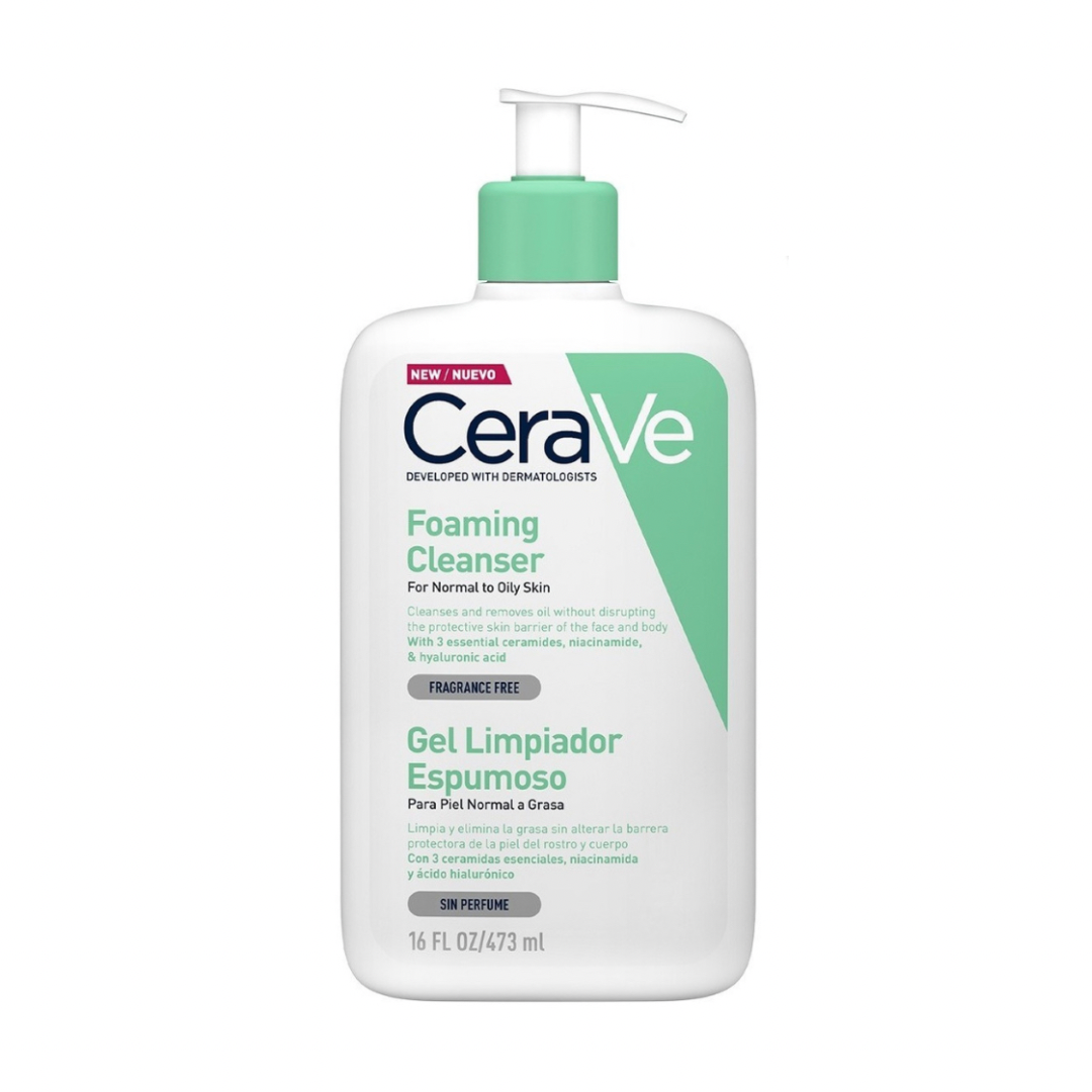 Cerave Gel Limpiador Espumoso 16Oz / 473Ml (Pre-Orden)